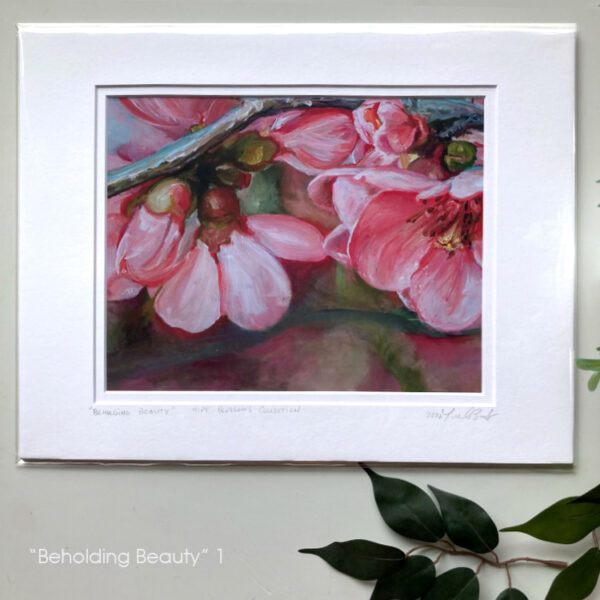 "Beholding Beauty" Apple Blossom Laura Brady fine artist