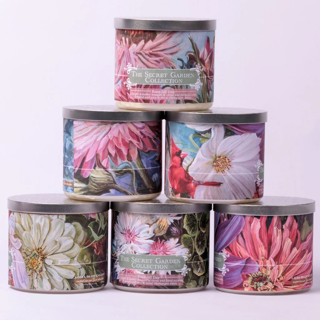 Secret Garden Collection Candle - Laura Brady Gallery