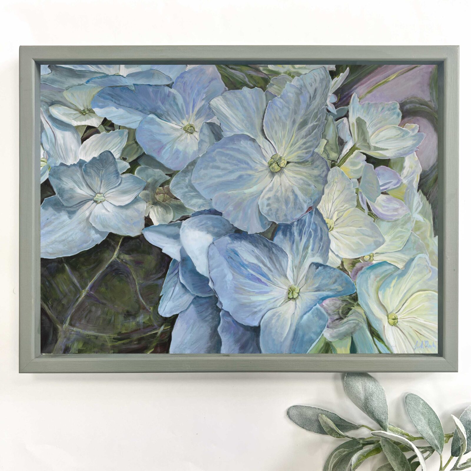 serenity-something-blue-canvas-framed Laura brady