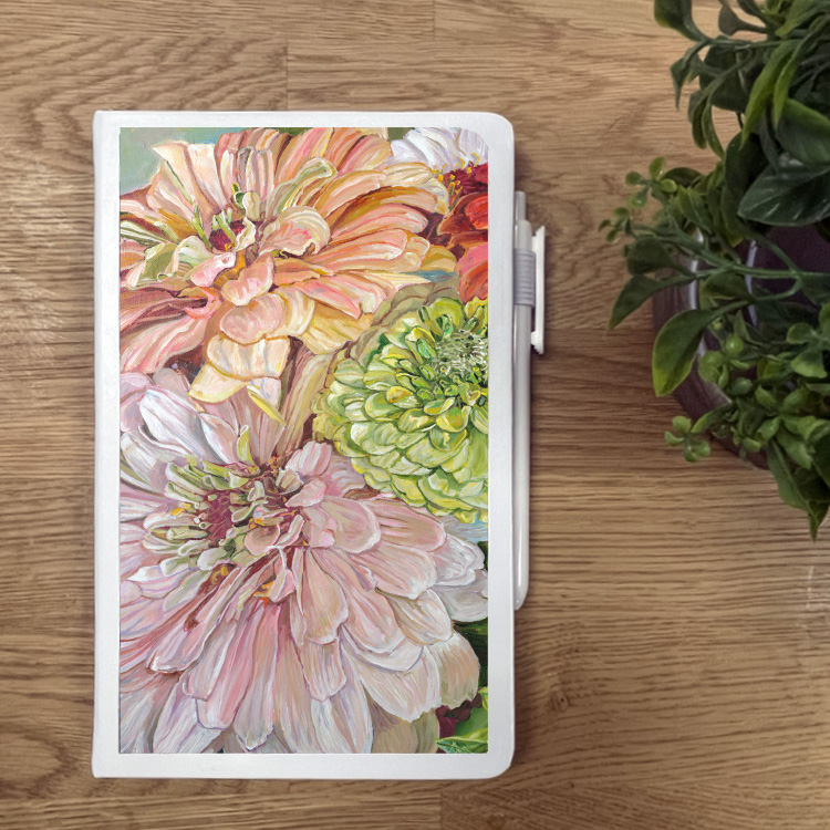 Radiance Journal, Dawn Creek Zinnia Feature