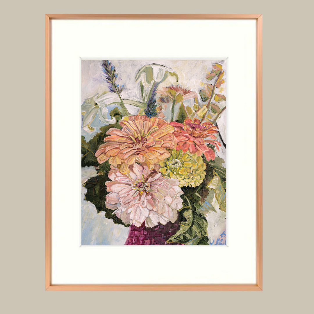 Tea Party Framed,11/14"