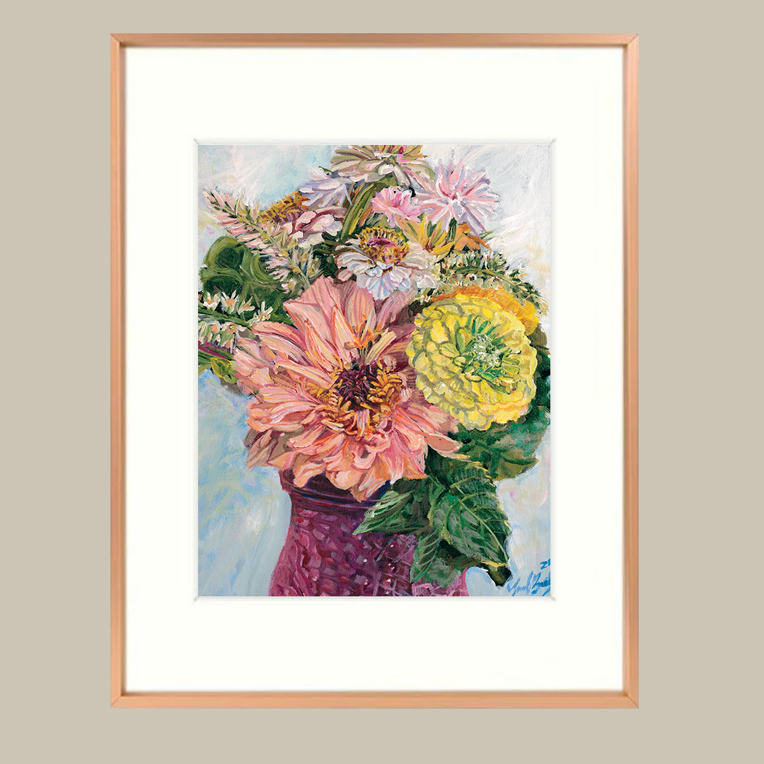 Tea Time Framed,11/14"