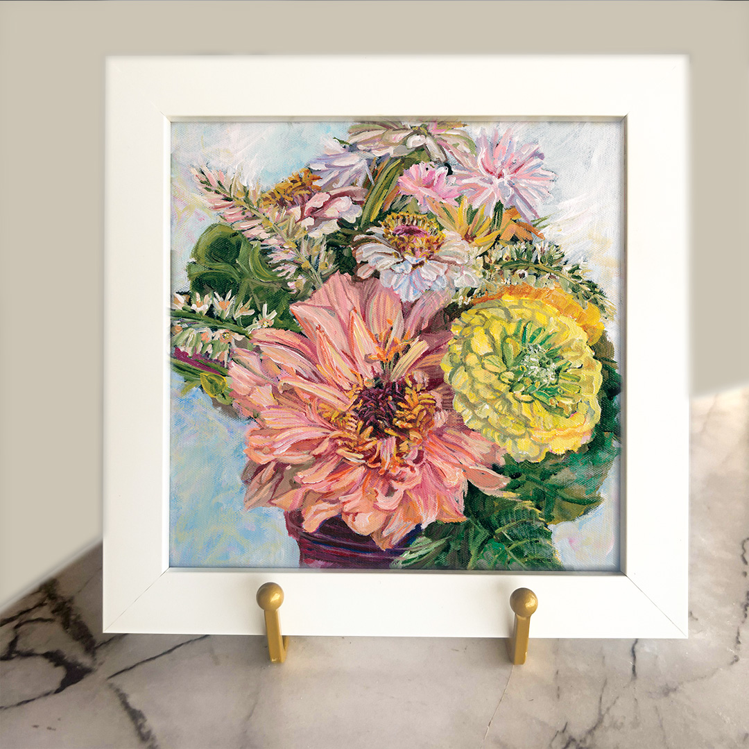Tea Time, Framed, 7"